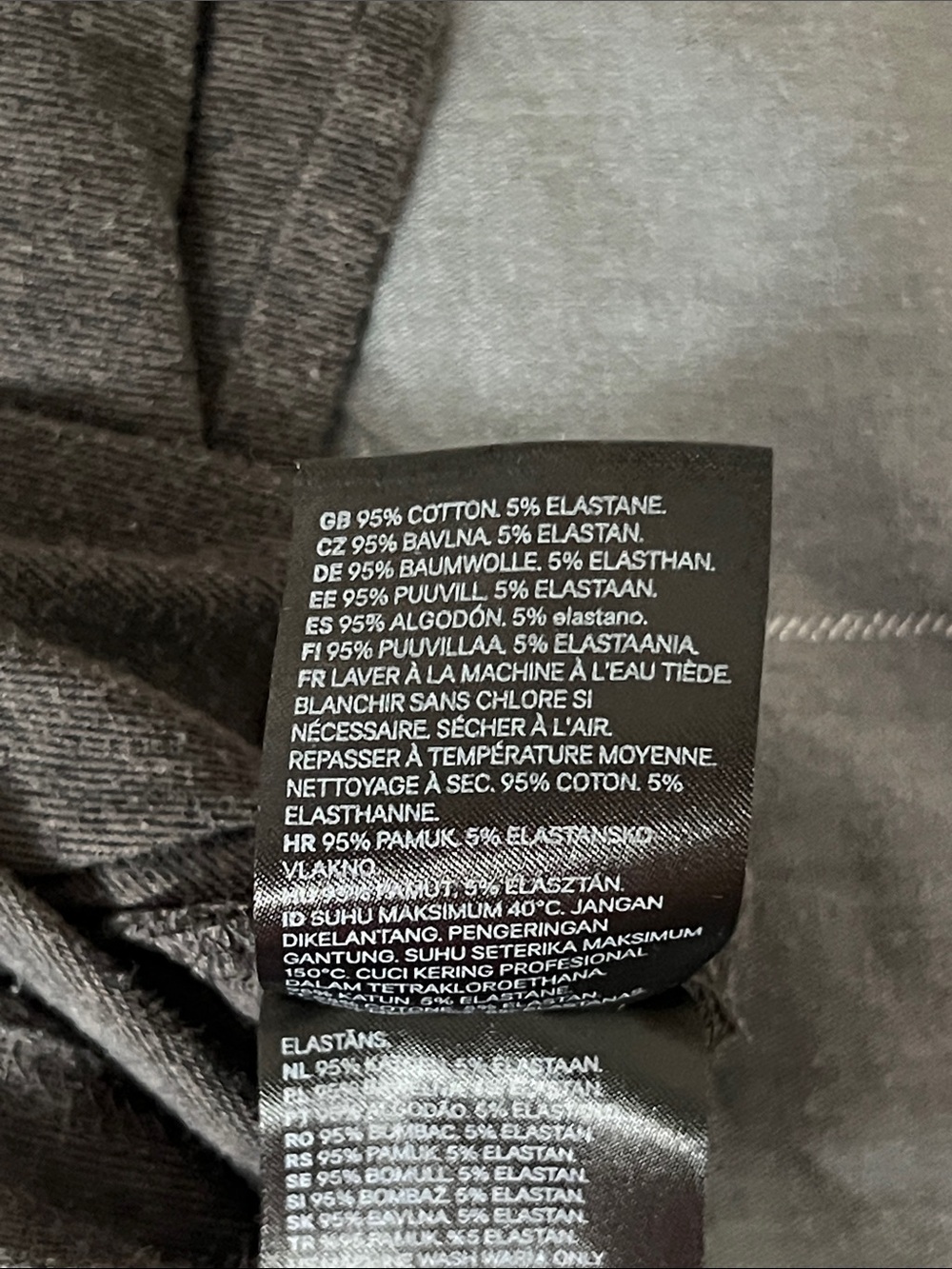 H&M Regular Fit Gray Tank Top Sleeveless Shirt XL - Picture 6 of 6
